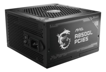 fuente de poder MSI MAG A850GL PCIE5 850W 80 PLUS Gold Full Modular
