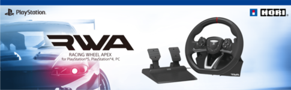 VOLANTE HORI RACING WHEEL APEX P/ PS5  PS4 Y PC (SPF-004U) - CABLEADO