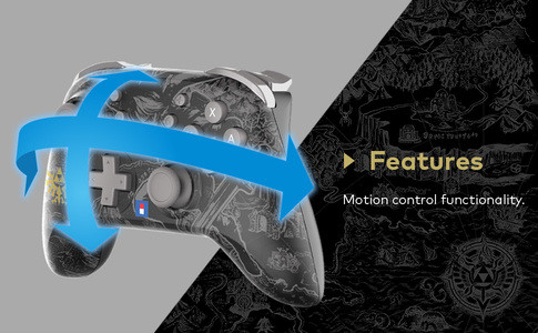 JOYSTICK HORI THE LEGEND OF ZELDA PARA NINTENDO SWITCH (NSW-479U) - INALAMBRICO