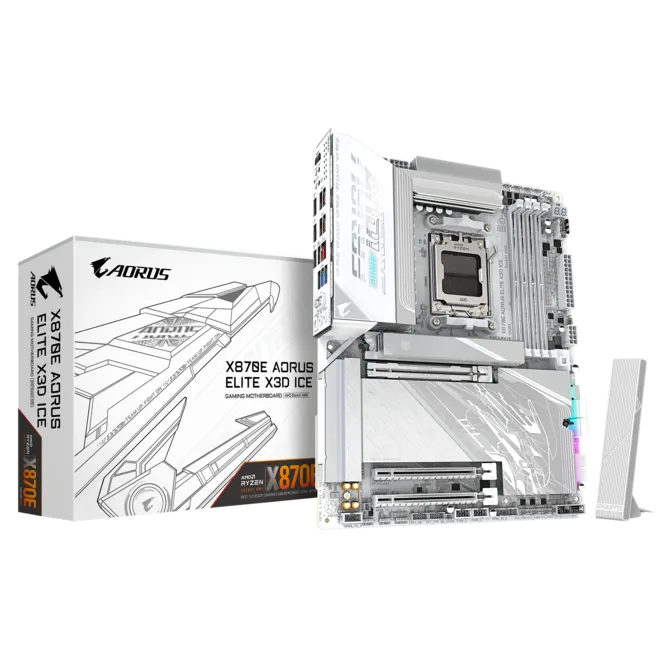 MOTHER X870E AORUS ELITE X3D ICE DDR5 AM5