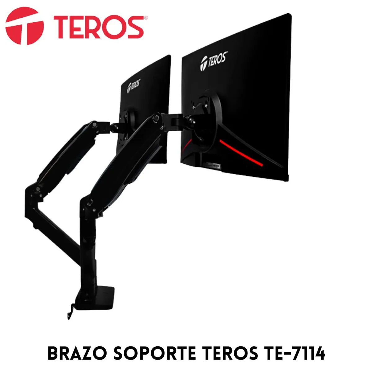 SOPORTE PARA 2 MONITORES TEROS TE-7114 DE 22 A 32