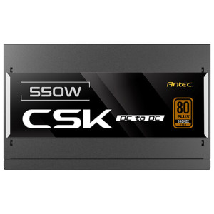FUENTE ANTEC CSK550 DC 550W 80 PLUS BRONZE - BLACK