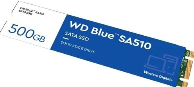 DISCO SOLIDO SSD WD BLUE SA510 500GB SATA M.2 2280 AZUL