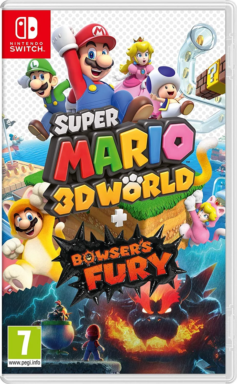 JUEGO SUPER MARIO 3D WORLD + BOWSER’S FURY PARA NINTENDO SWITCH (FISICO)