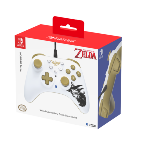 JOYSTICK HORI TURBO ZELDA PARA NINTENDO SWITCH (NSW-463U) - CABLEADO