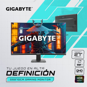 MONITOR 27 GIGABYTE GAMING CURVO GS27QCA VA 180HZ