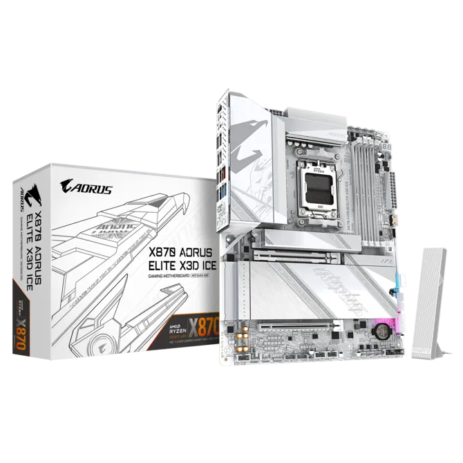 MOTHER X870 AORUS ELITE X3D ICE DDR5 AM5