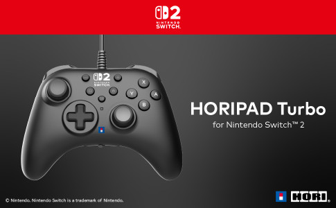 JOYSTICK HORI TURBO PARA NINTENDO SWITCH 2 (NSX-005U) - CABLEADO  