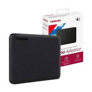 DISCO DURO EXTERNO TOSHIBA CANVIO ADVANCE 4TB BLACK - PORTABLE (HDTCA40XK3CA)