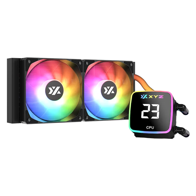 WATERCOOLING – ENFRIAMIENTO LIQUIDO XYZ AQUAPULSE FUSION 240 AIO - BLACK