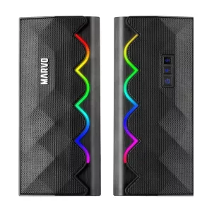 PARLANTES GAMING PC MARVO SG-269 BLUETOOTH CON ILUMINACIÓN RGB