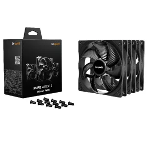 Fan be quiet! Pure Wings 3 140mm PWM High Speed x 3