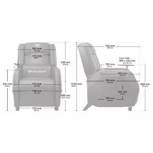 Sofá Cougar Ranger S Royal