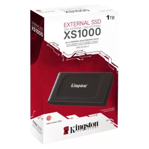 Kingston XS1000 - SSD - 1 TB - externo (portátil) - USB 3.2 Gen 2 (USB-C conector)