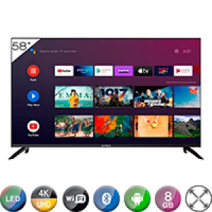Smart Tv Aiwa 58'' Led Hdr 4k  Google TV Comando De Voz
