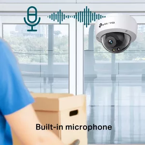 TP-LINK VIGI C240 – CÁMARA DE SEGURIDAD EXTERIOR IP DOME 4 MP