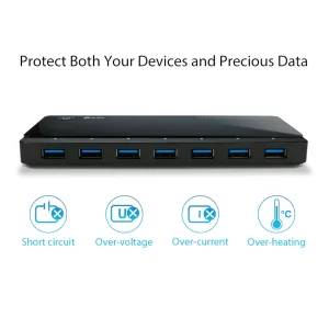 Hub Tp-Link Tapo Uh720 7 Puertos Usb 3.0 + 2 Puertos 2,4a