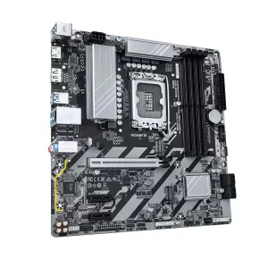 Gigabyte B860M D3HP - Placa base - ATX - Socket LGA1851 - AMD B850 Chipset - USB-C 3.2 Gen 1, USB 3.2 Gen 1 - Gigabit LAN - Tarjeta gráfica (CPU necesaria) - HD Audio (8-canales)