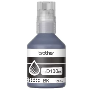 Botella tinta Brother BTD100BK Negra