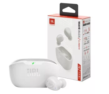 Auricular JBL Wave Buds 2 blanco bluetooth