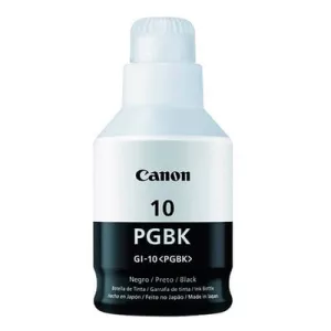 Botella De Tinta Canon Negro GI-10 Pgbk 170ml