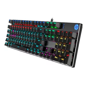 Teclado Gaming Usb A HP Gk400f Inglés Mecánico Rgb