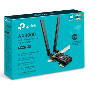 Tarjeta De Red Tp-link Archer Tx55e Wifi Bt 2,4ghz 5ghz AX3000