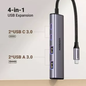 Hub Ugreen Usbc Usb X 2 Usbc X 2 5gbps