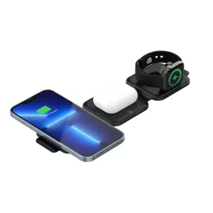 Cargador Inalámbrico Unitek 3 en 1 plegable