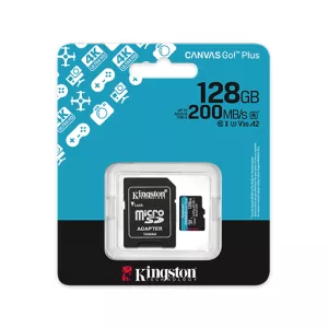 TARJETA DE MEMORIA KINGSTON MICROSD CANVAS GO PLUS 128GB 
