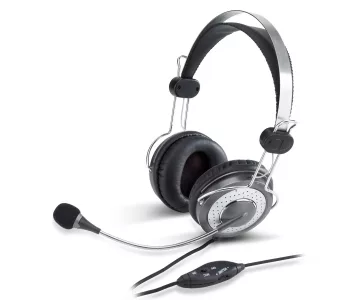Auriculares Genius HS-04SU c/micrófono y anulación de ruido