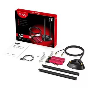 Adaptador Cudy PCI-E Wifi 6e & Bluetooth 5.3