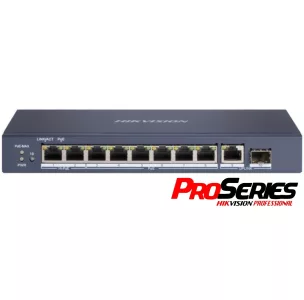 SWITCH POE HIKVISION PRO DS-3E0505HP-E 8 PUERTOS GIGABIT 110W 