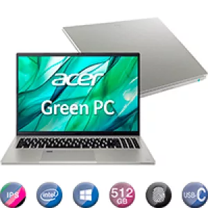 NOTEBOOK ACER ASPIRE VERO 16 AV16-51P-58KU CORE ULTRA 5 125 8GB LPDDR5 SSD NVME 512GB WIN11 16''