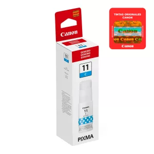 Botella De Tinta Canon Cian GI-11 C 70ml