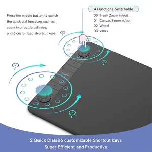 Tableta Digitalizadora Veikk Vk1060pro 10x6 5080lpi
