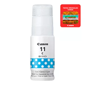 Botella De Tinta Canon Cian GI-11 C 70ml