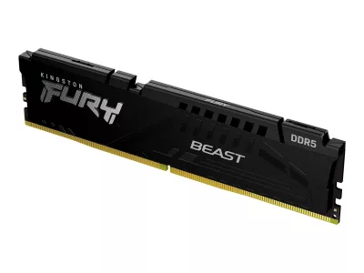 Kingston FURY Beast - DDR5 - módulo - 16 GB - DIMM de 288 contactos - 2800 MHz / PC5-44800 - CL40 - 1.25 V - sin búfer - on-die ECC - negro