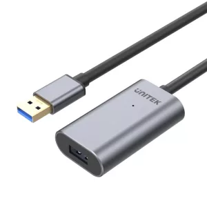 CABLE EXTENSOR UNITEK USB- A 3.0 (Y-3005) SPACE GREY – 10MTS 