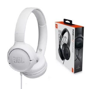Audifono JBL Tune 500 blanco c/microfono