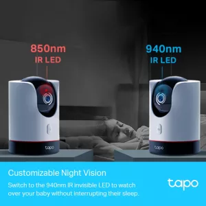 Cámara De Seguridad Tp-Link Tapo C225 Interior Visión Nocturna 2K 360°