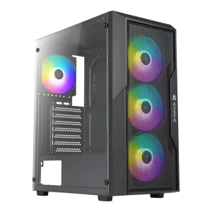 Gabinete Gamer Azza Fighter Csaz-290 Ventana Vidrio Templado