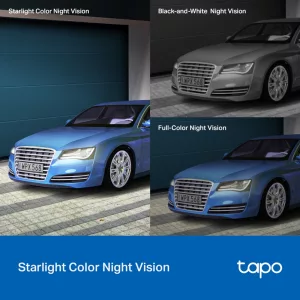 Cámara De Seguridad Tp-Link Tapo C520ws Exterior Visión Nocturna 2K 360°
