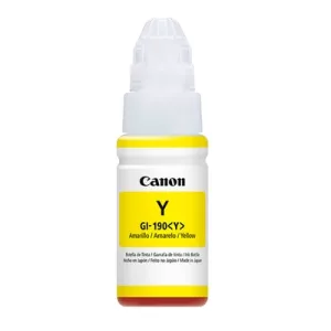 Botella De Tinta Canon Amarillo GI-190 Y 70ml