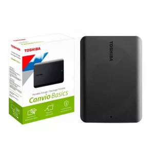 Toshiba Canvio Basics - Disco duro - 1 TB - externo (portátil) - USB 3.0 - negro mate
