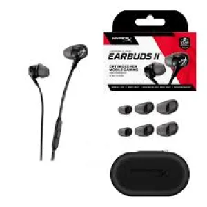 AURICULARES HYPERX CLOUD II EARBUDS CABLEADO - BLACK 