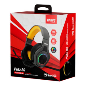 Auriculares Gaming Cableados Marvo Pulz 80 RGB