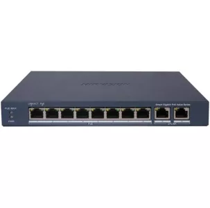 SWITCH SMART POE HIKVISION DS-3E1510P-EI/M  10 PUERTOS GIGABIT 60W 