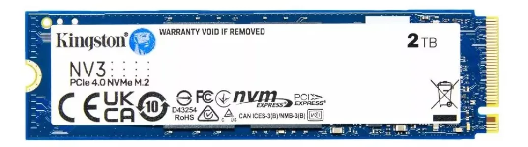 Kingston NV3 - SSD - 2 TB - interno - M.2 2280 - PCIe 4.0 x4 (NVMe)