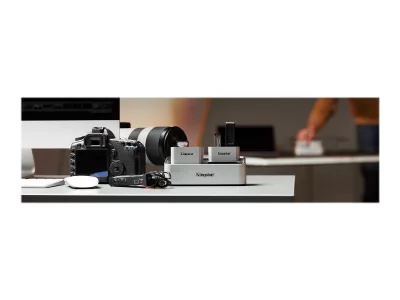 Kingston Workflow Station - Estación de conexión - USB-C 3.2 Gen 2 - con USB miniHub